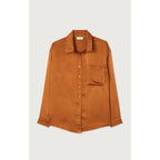 Chemise ML Col Boutonne - Cannelle - Femme