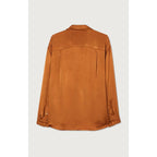 Chemise ML Col Boutonne - Cannelle - Femme