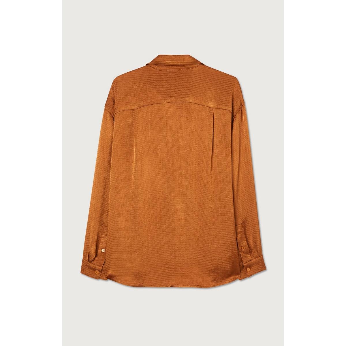 Chemise ML Col Boutonne - Cannelle - Femme
