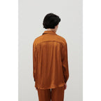 Chemise ML Col Boutonne - Cannelle - Femme
