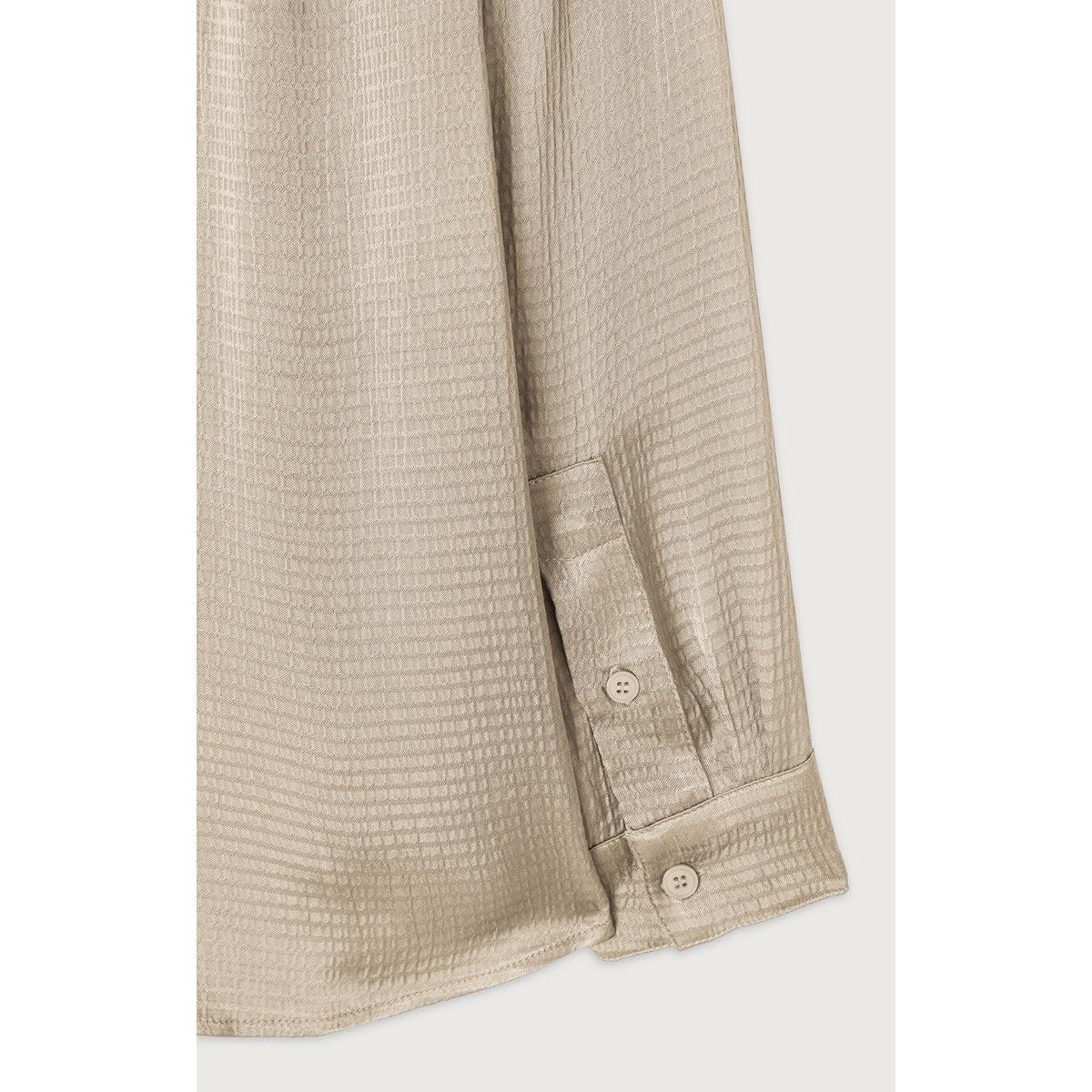 Chemise Ample Manches Longues - Ecru - Femme