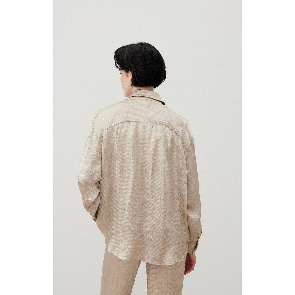 Chemise Ample Manches Longues - Ecru - Femme