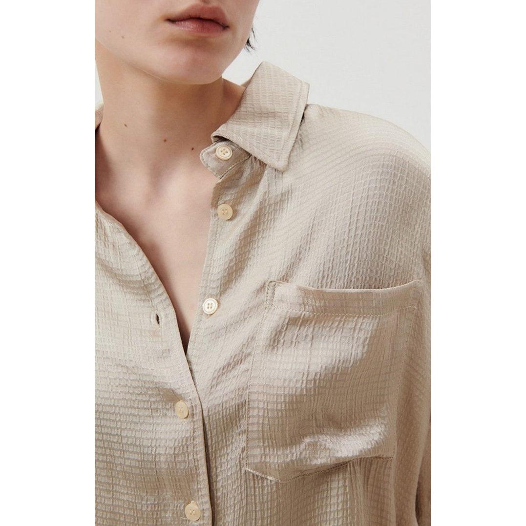 Chemise Ample Manches Longues - Ecru - Femme