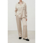 Chemise Ample Manches Longues - Ecru - Femme