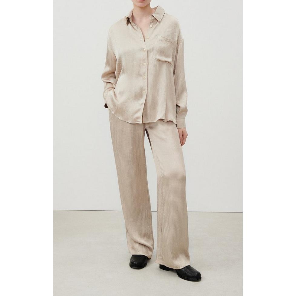 Chemise Ample Manches Longues - Ecru - Femme