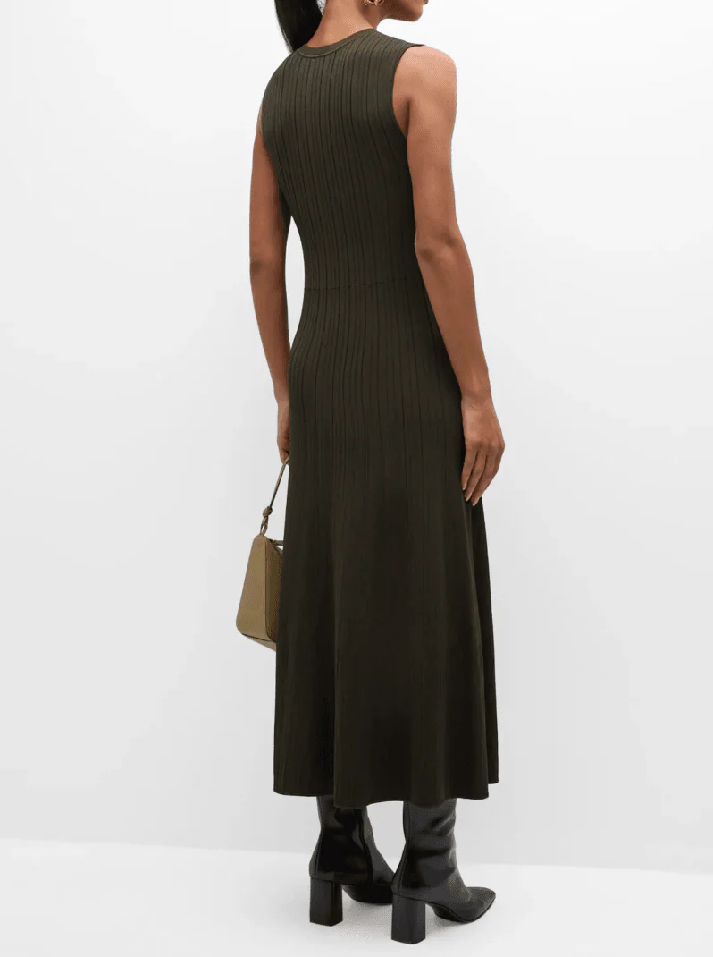 Robe Shiny Rib Sweater - Willow Green