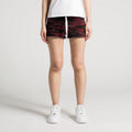 Mini-Short Shorty Print - Camou Bordeaux - Femme