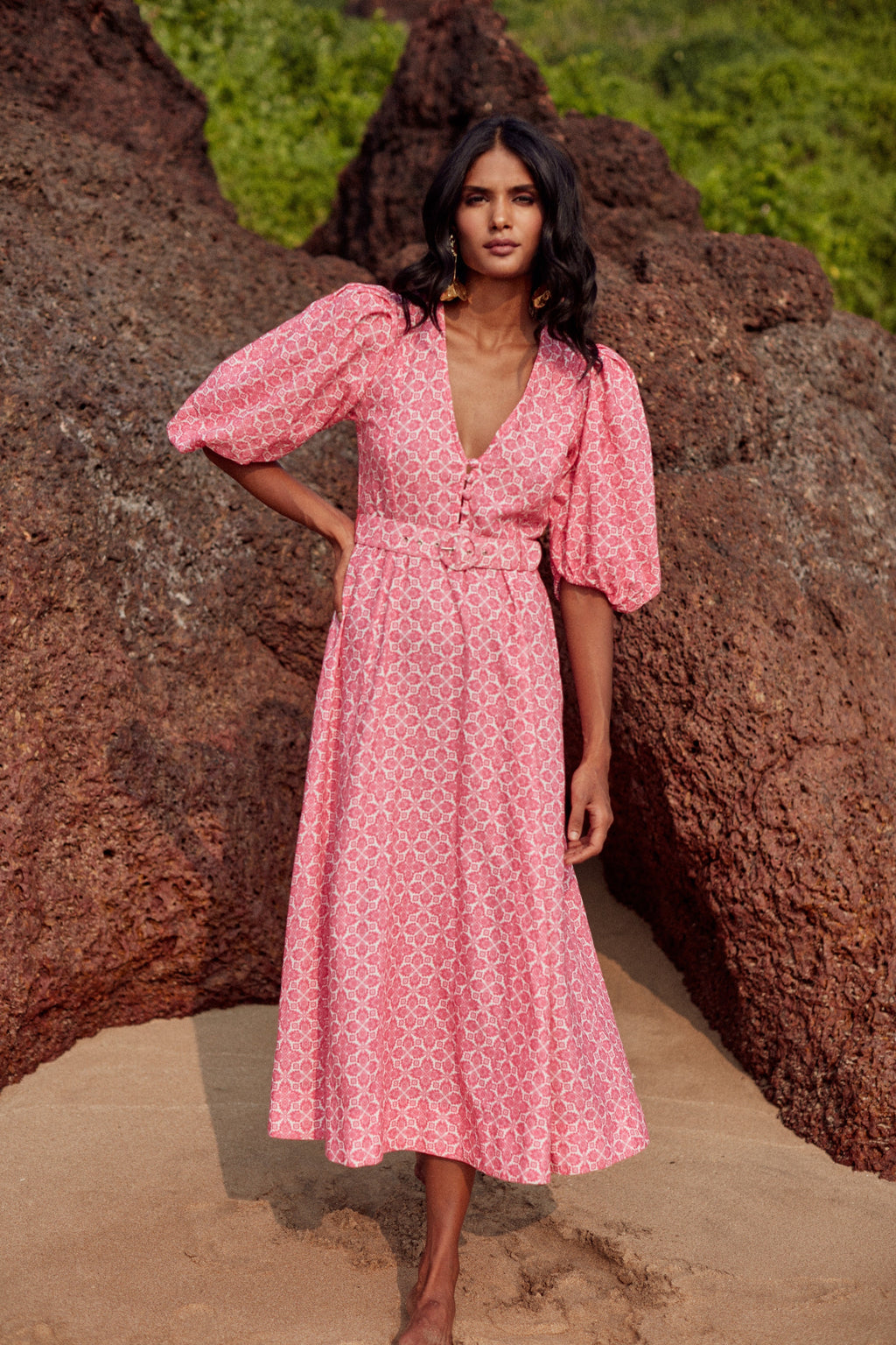 Robe Svetlana - Pink Lotus