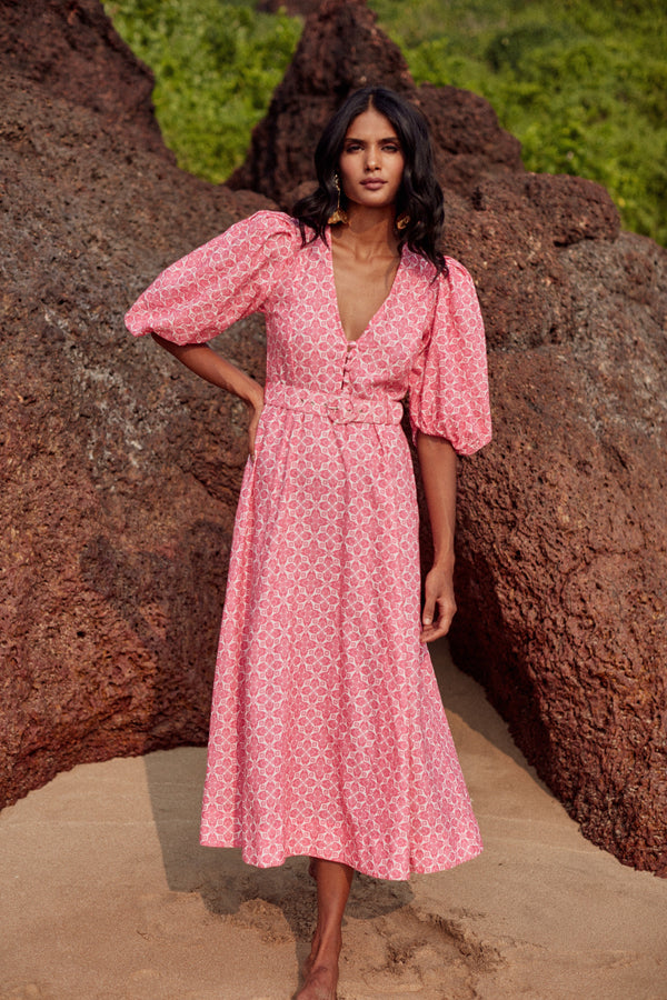 Robe Svetlana - Pink Lotus