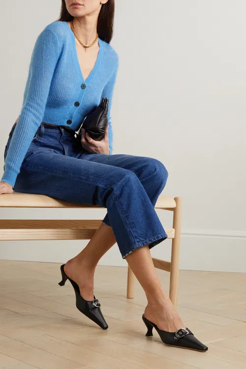Cardigan Shrunken - Cornflower Blue
