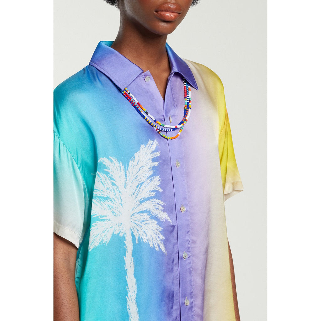 Chemise Palm Tree Short Sleeve