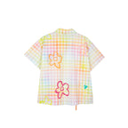 Chemise Check Embroidered Short Sleeve