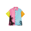 Chemise Island Horizon Print Short Sleeve