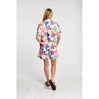 Chemise Flower Print Short Sleeve