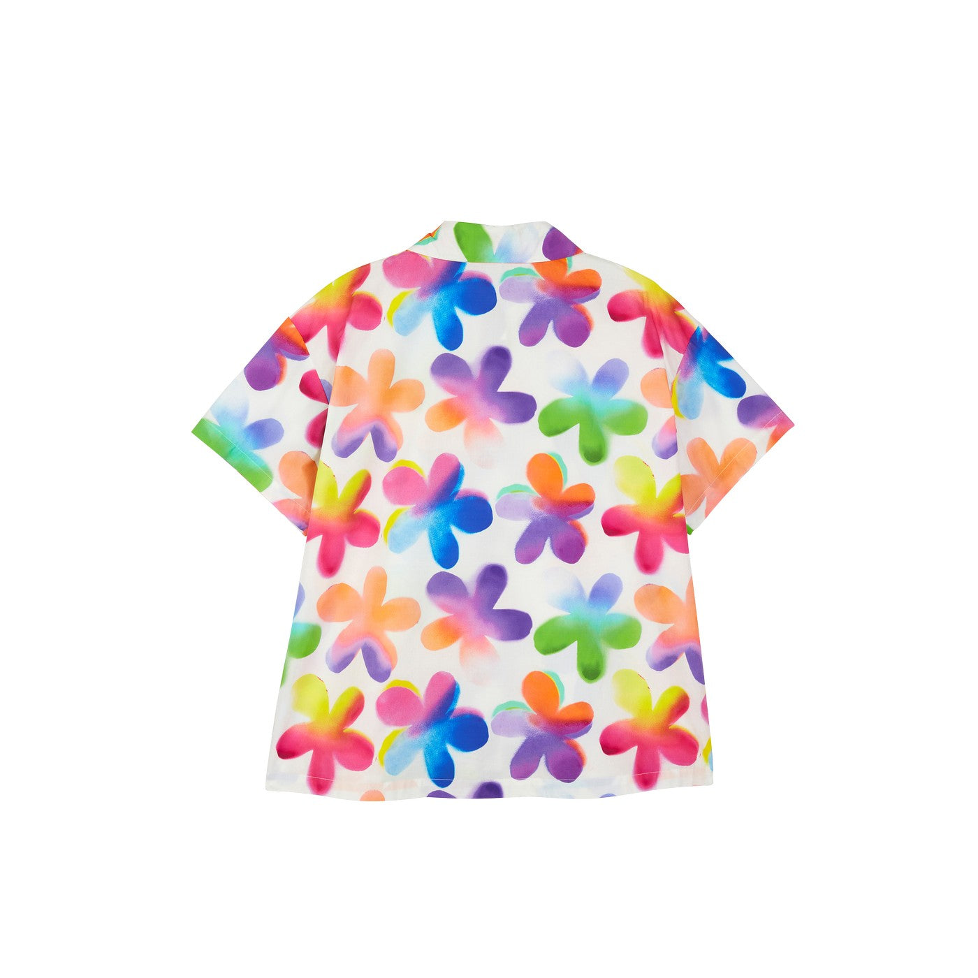 Chemise Flower Print Short Sleeve