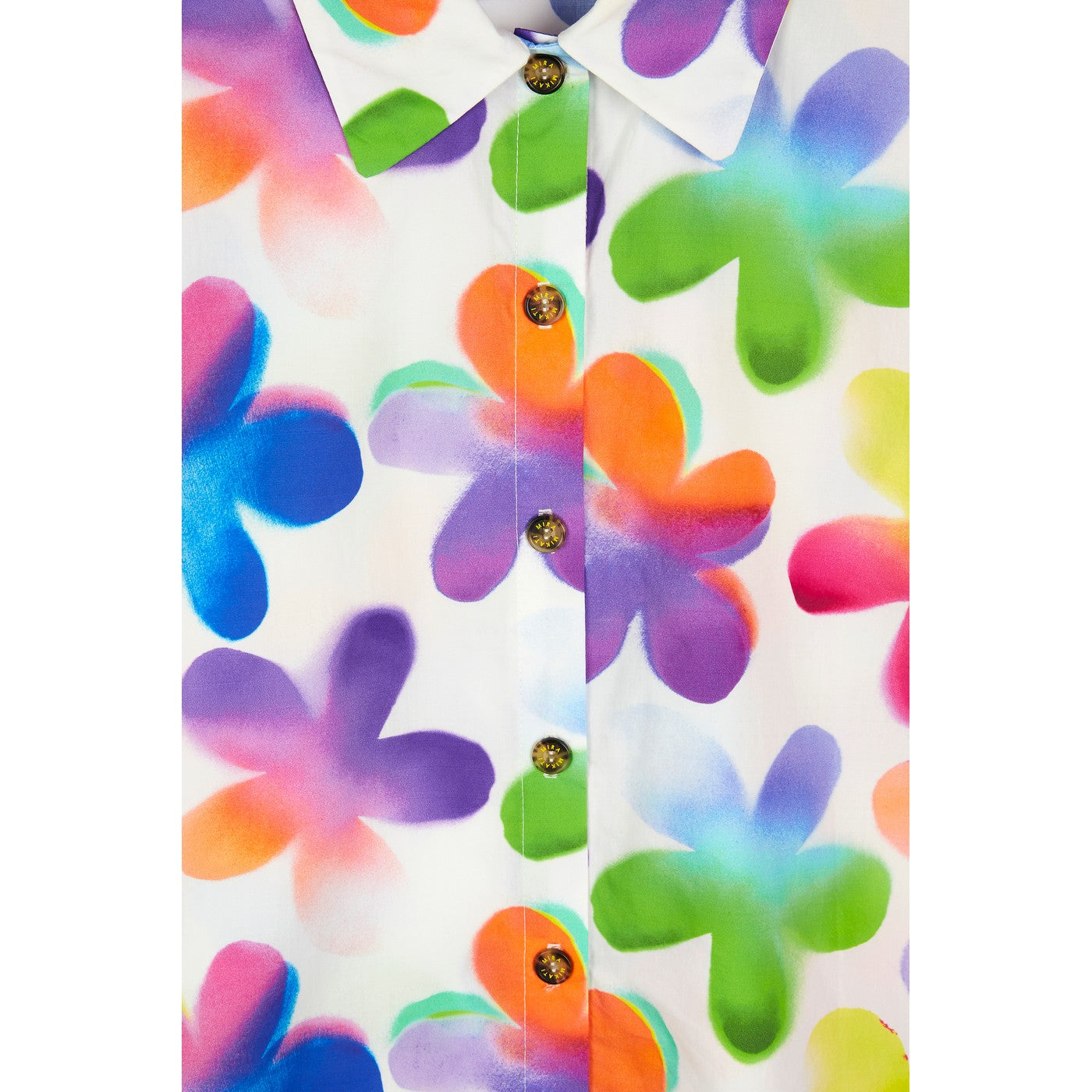 Chemise Flower Print Short Sleeve