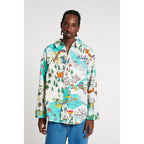 Chemise Printed Corduroy Long Sleeve