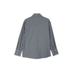 Chemise Embroidered Cotton-Blend Gingham