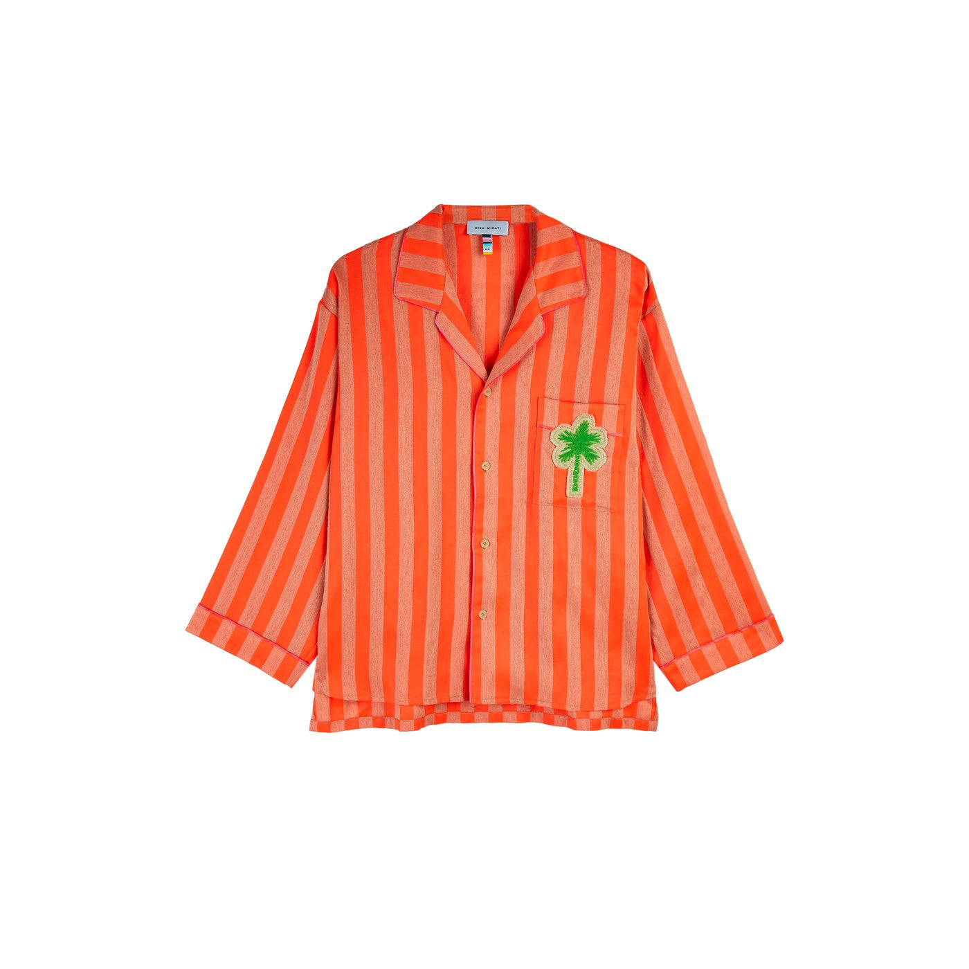 Chemise Stripe Palm Tree Pyjama