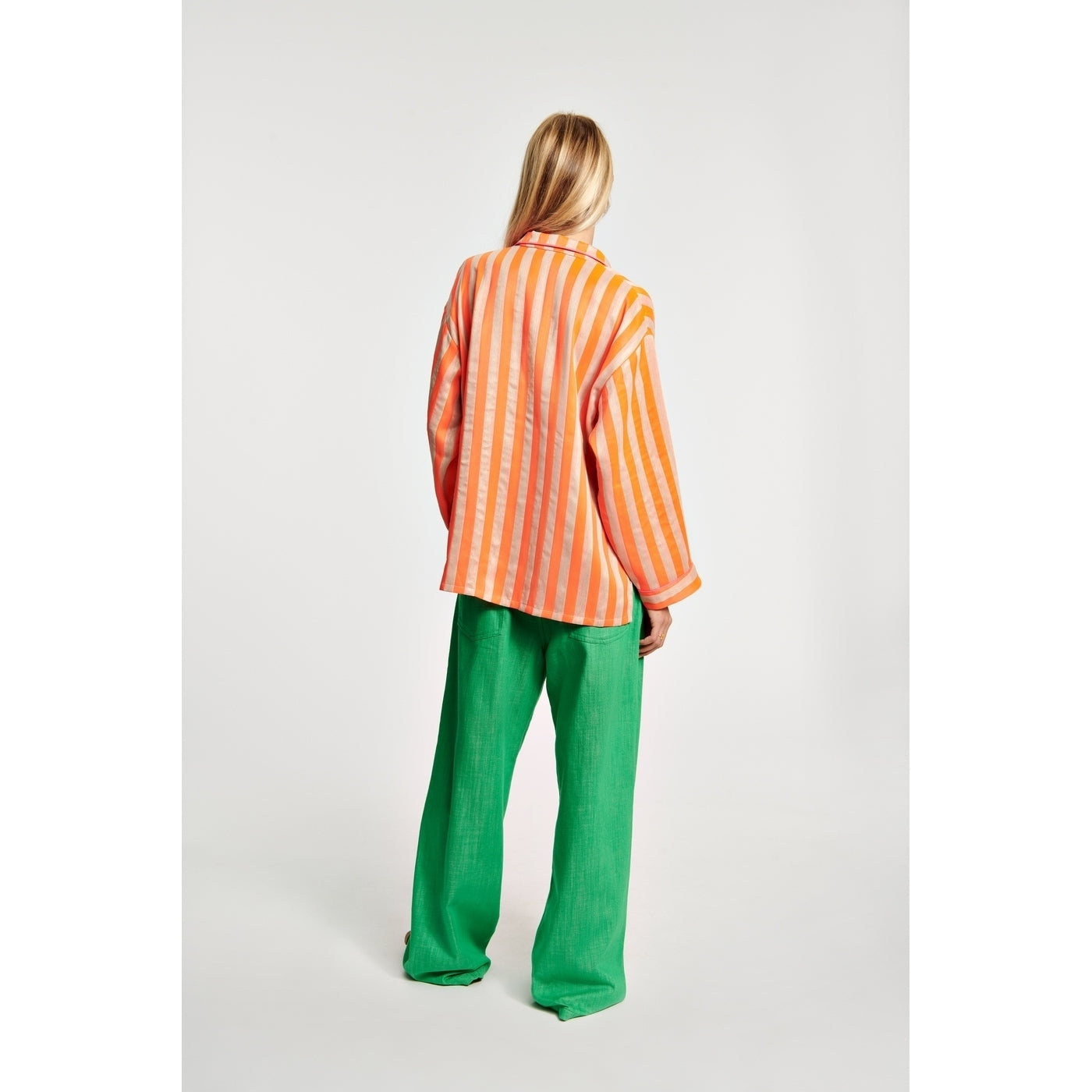 Chemise Stripe Palm Tree Pyjama