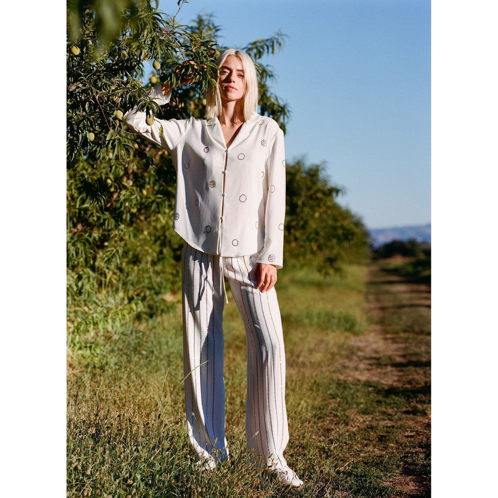 Top Swarovski Embellished Pyjama