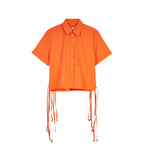 Chemise Short Sleeve Tie Side
