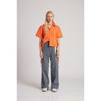 Chemise Short Sleeve Tie Side