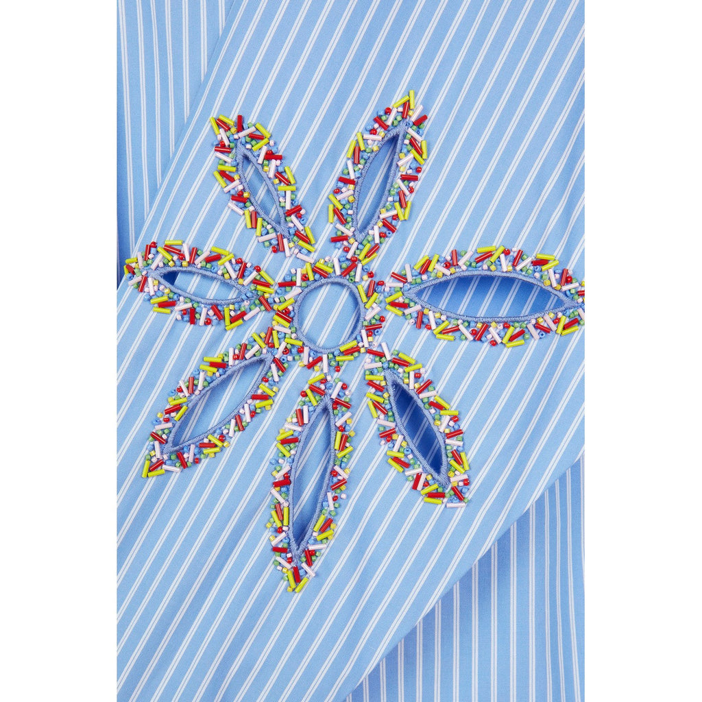Chemise Cut-Out Beaded Flower