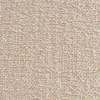 Ciara - Chaises - Bouclette - Beige Et Pieds Métal Noir