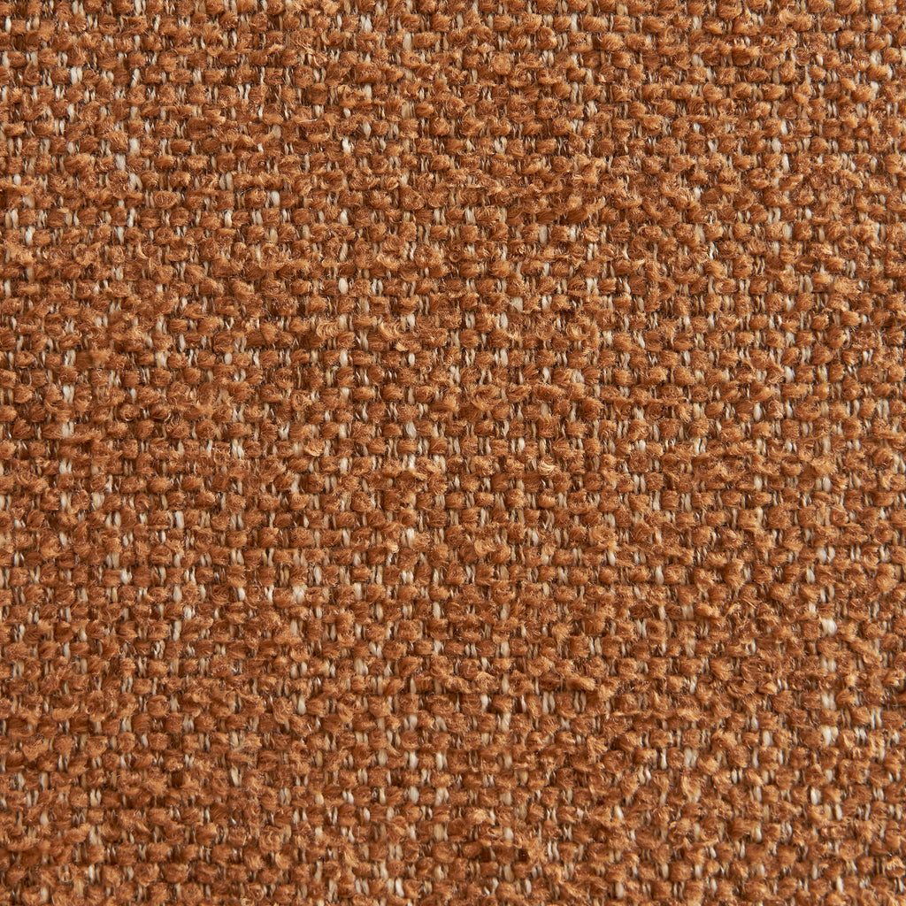 Ciara - Chaises - Bouclette - Terracotta Et Pieds Métal Noir