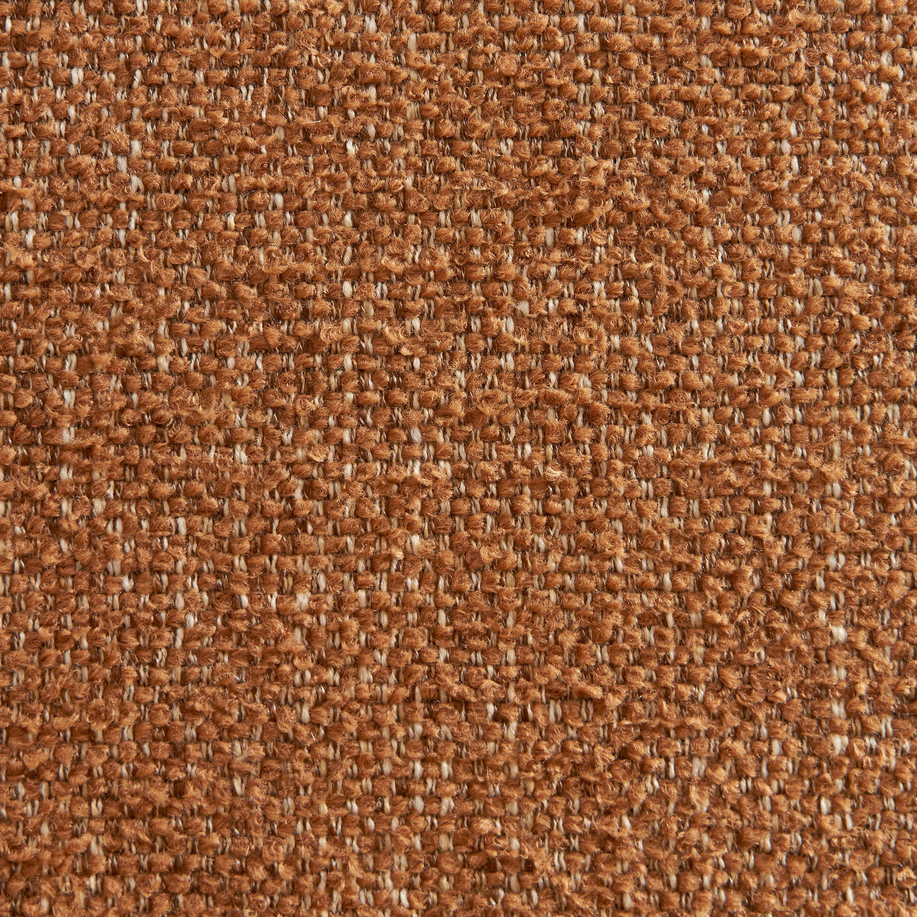 Ciara - Chaises - Bouclette - Terracotta Et Pieds Métal Noir