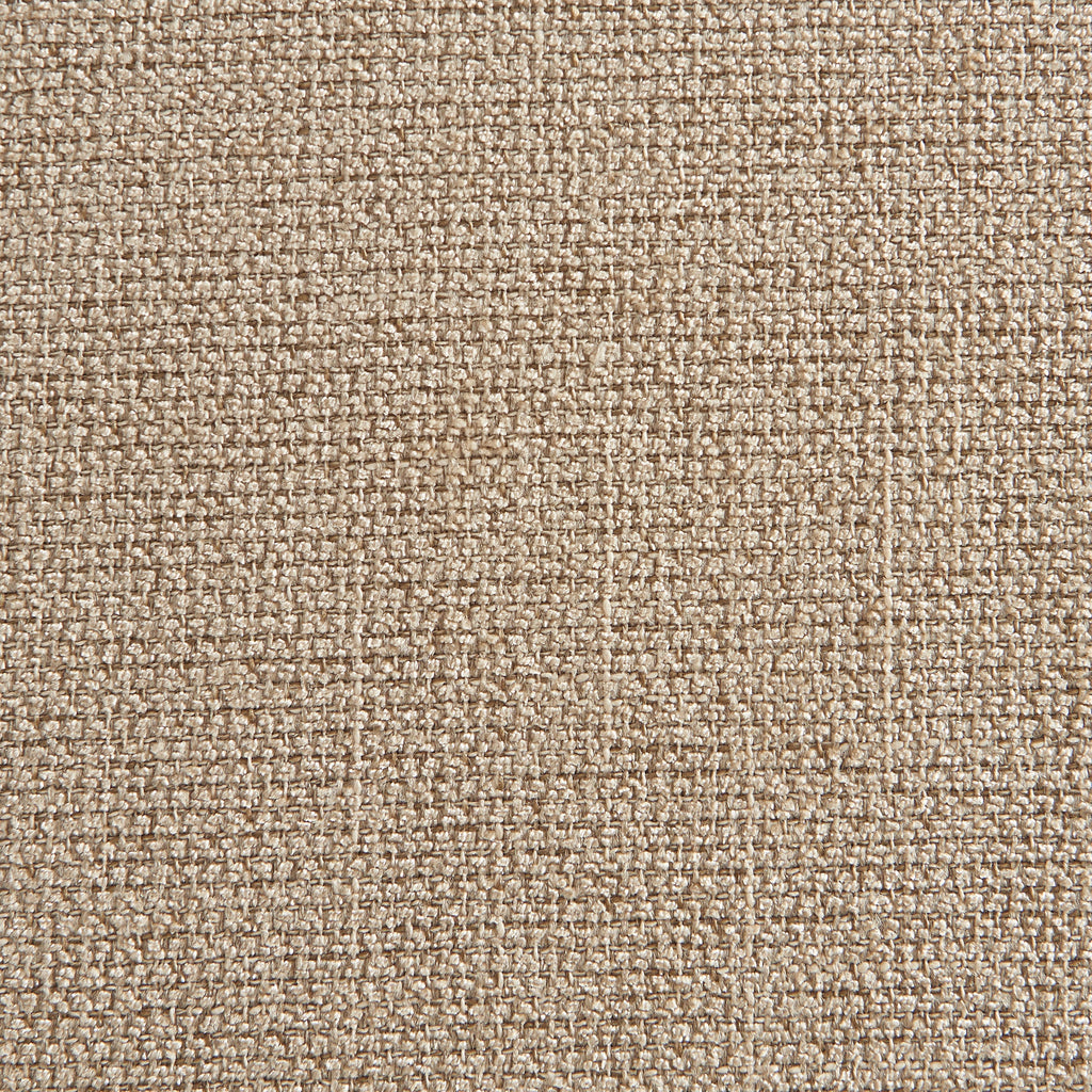 Farel - Chaises - Tissu Chenille - Beige Et Pieds Métal Noir