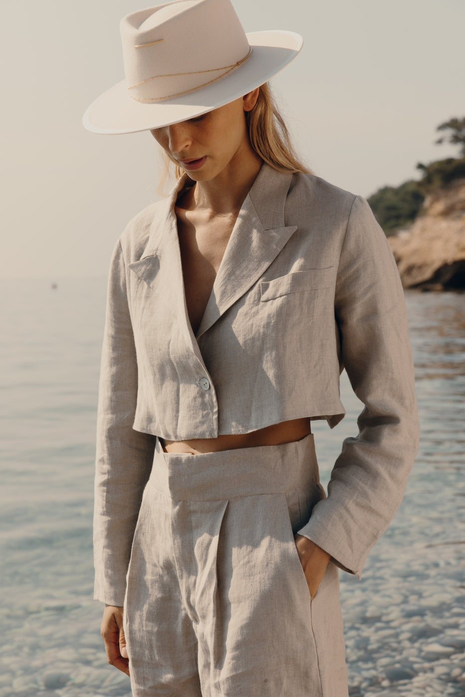 Veste Lin Simeon - Natural