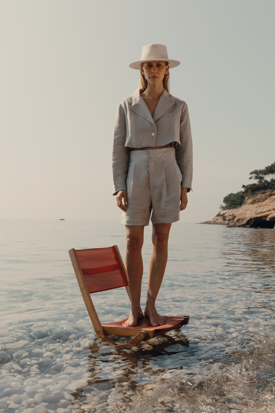 Veste Lin Simeon - Natural