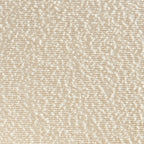 Lot De 2 Chaises Simone - Tissu Bouclette Blanc Cassé Pieds Bois Teinté Noyer