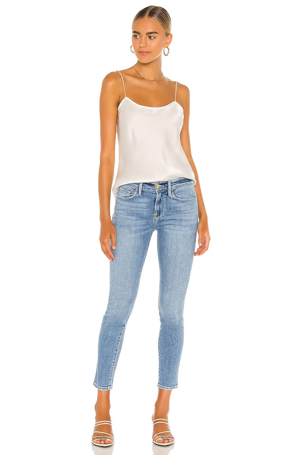 Top Simple Cami - Blanc
