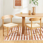 Lot De 2 Chaises Oda - Chêne Massif Et Corde