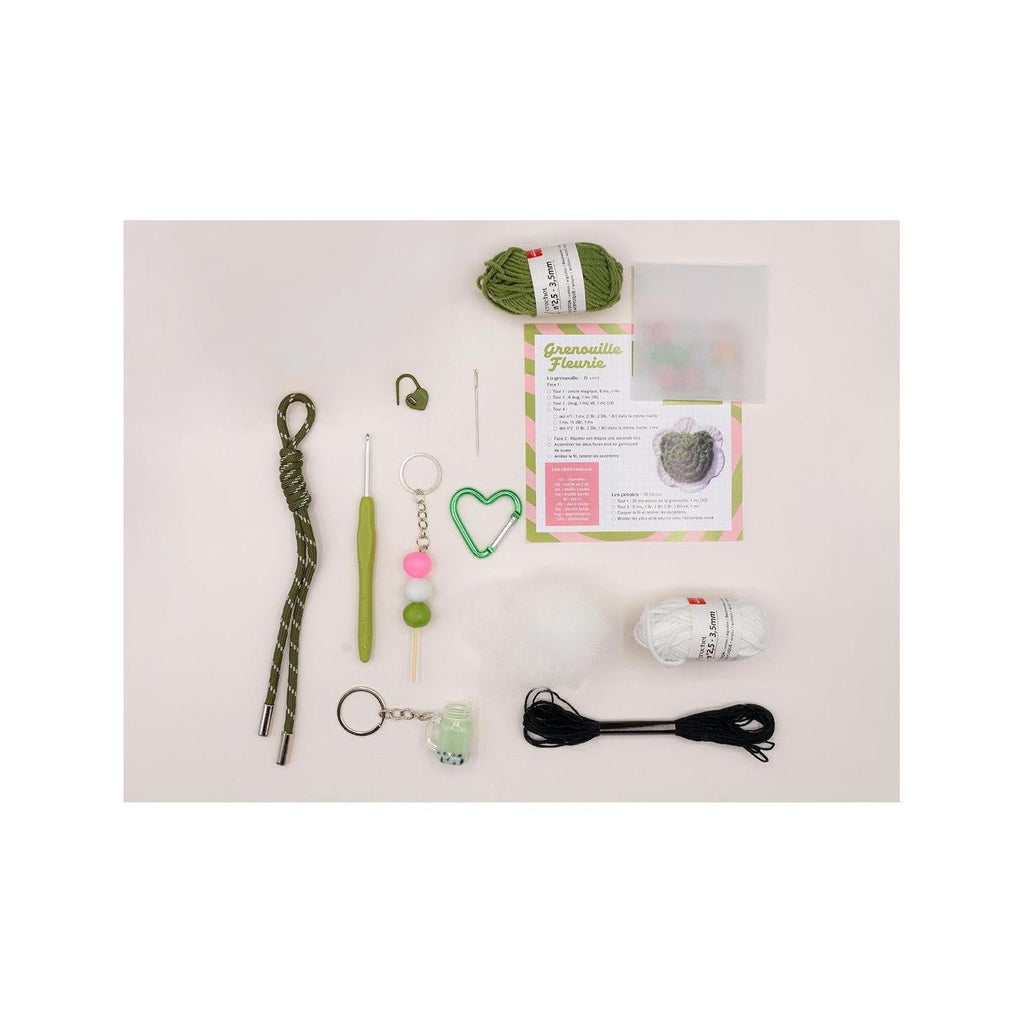 Kit Crochet Pour Débutant - Bag Charms- Matcha Club