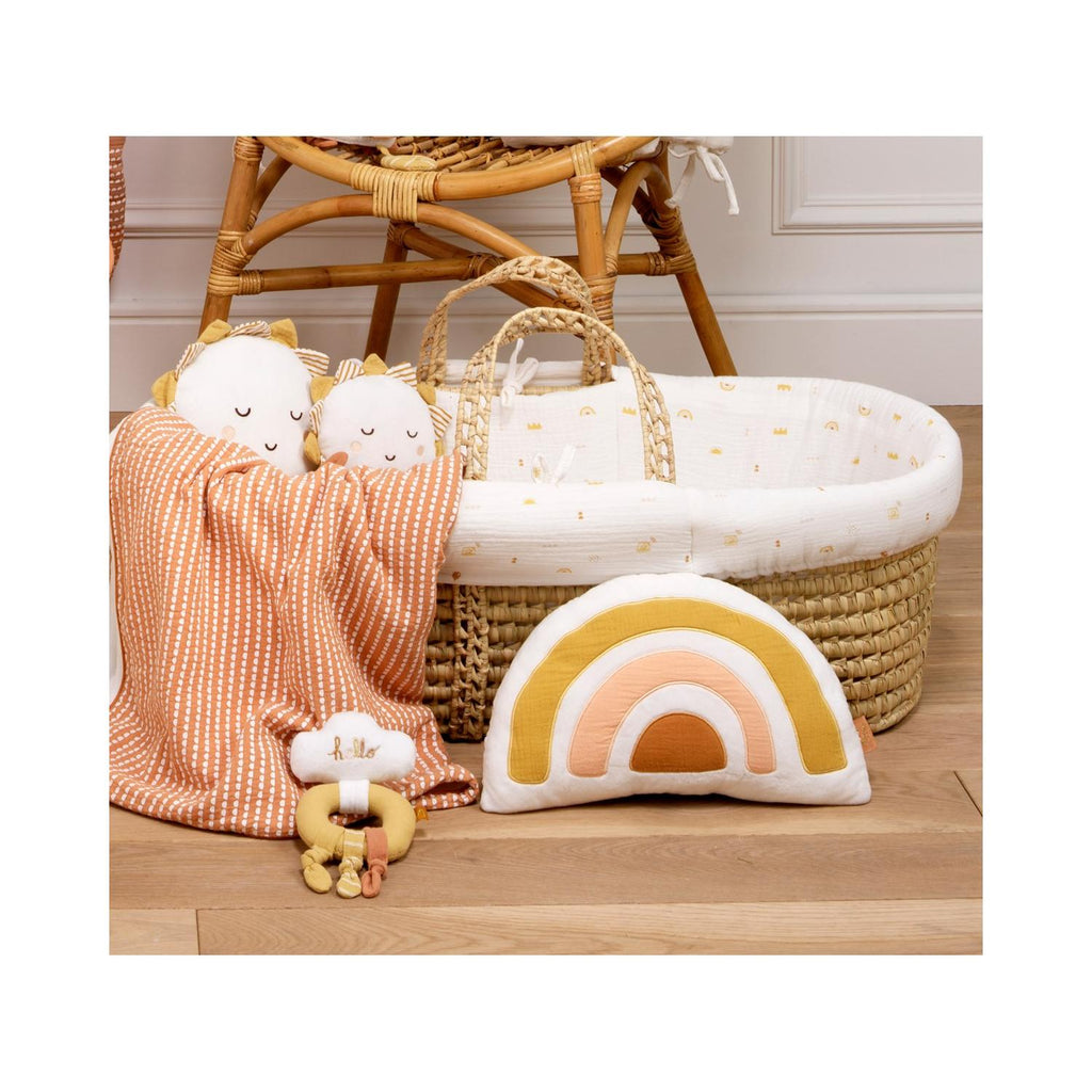 Couverture 75X100 Cm En Coton Blanc