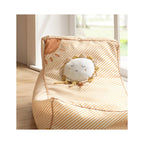 Doudou Soleil En Velours Blanc
