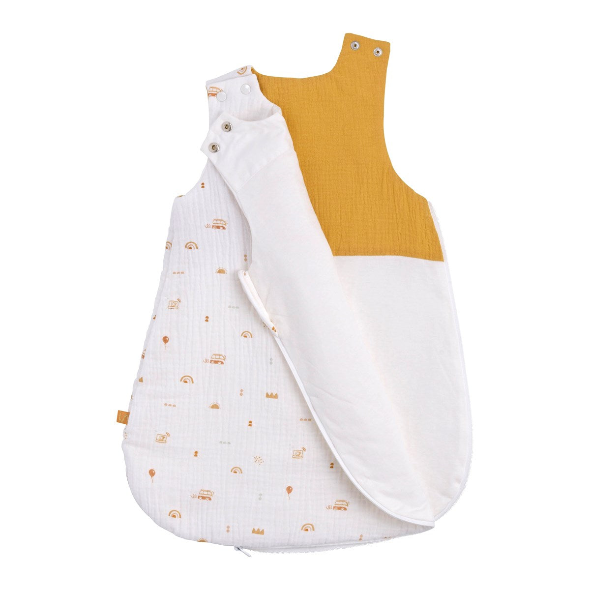 Gigoteuse Naissance 0/1 Mois En Coton Blanc