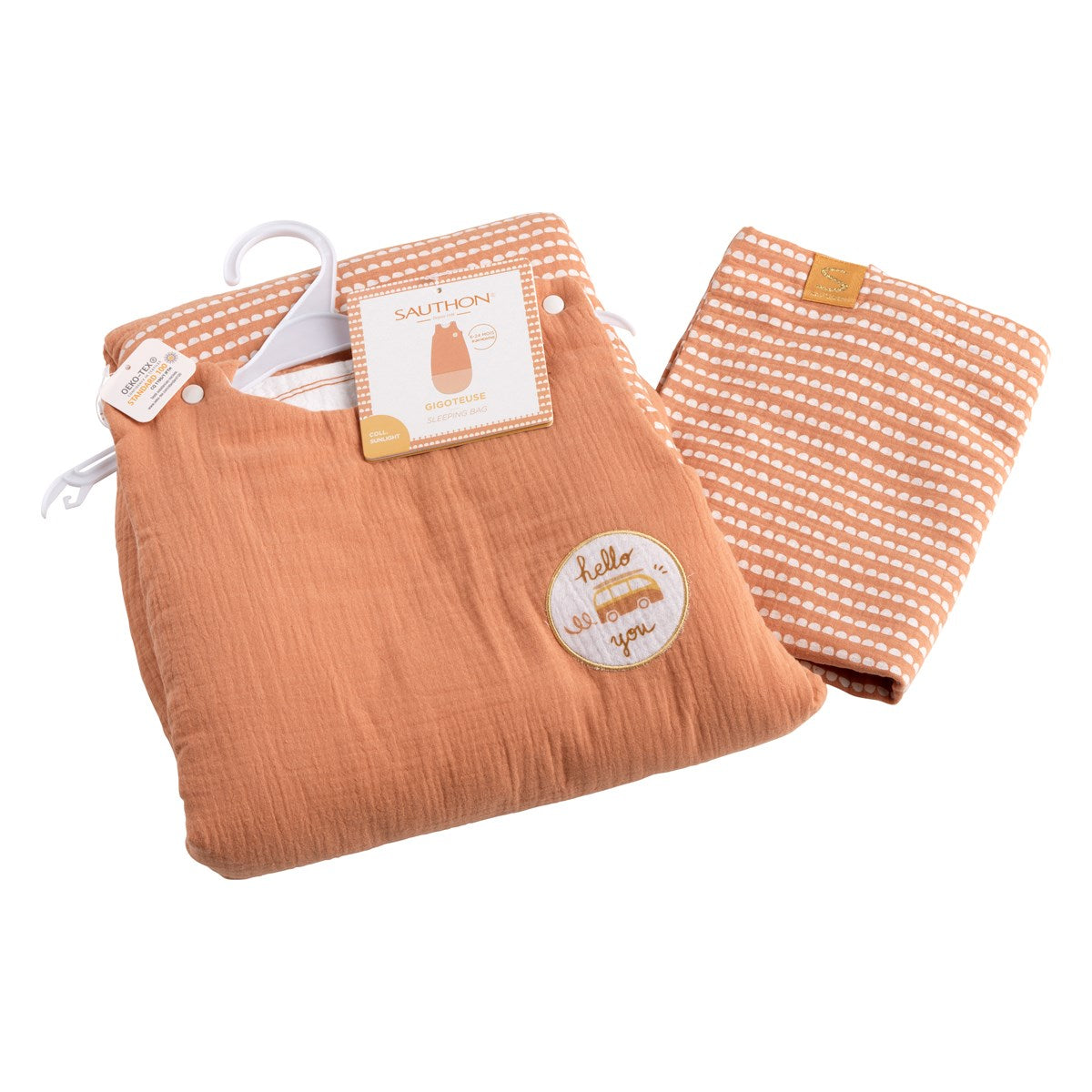 Gigoteuse Ouatinée En Coton - Orange