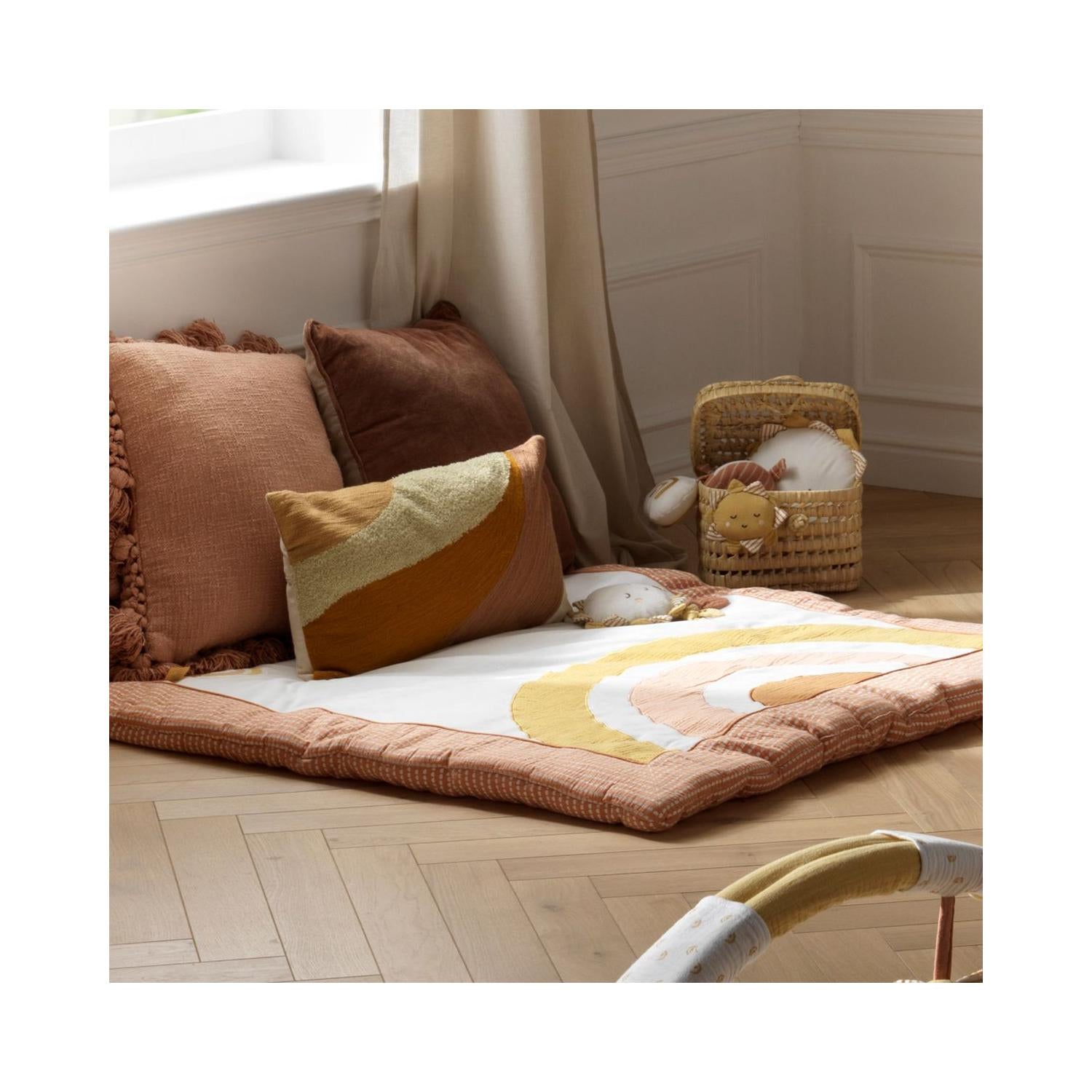 Grand Tapis En Velours 100X100Cm