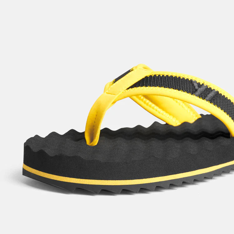 Tongs Enfant - Noir/Jaune - Homme