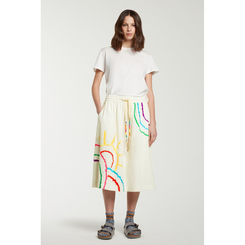 Jupe Embroidered Sunrise Midi