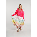 Jupe Meadow Of Joy Print Maxi
