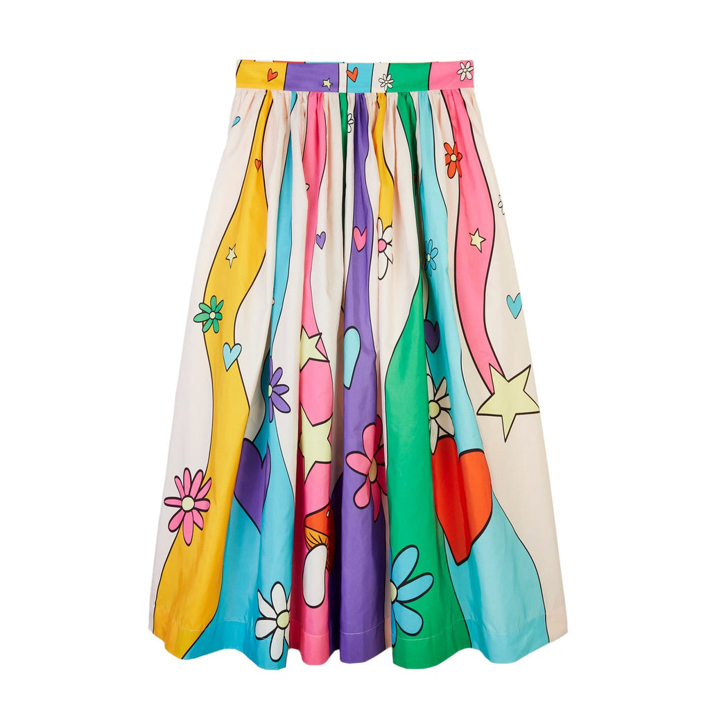 Jupe Rainbow Ray Print