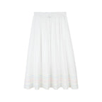 Jupe Neon-Topstitched Organic-Cotton