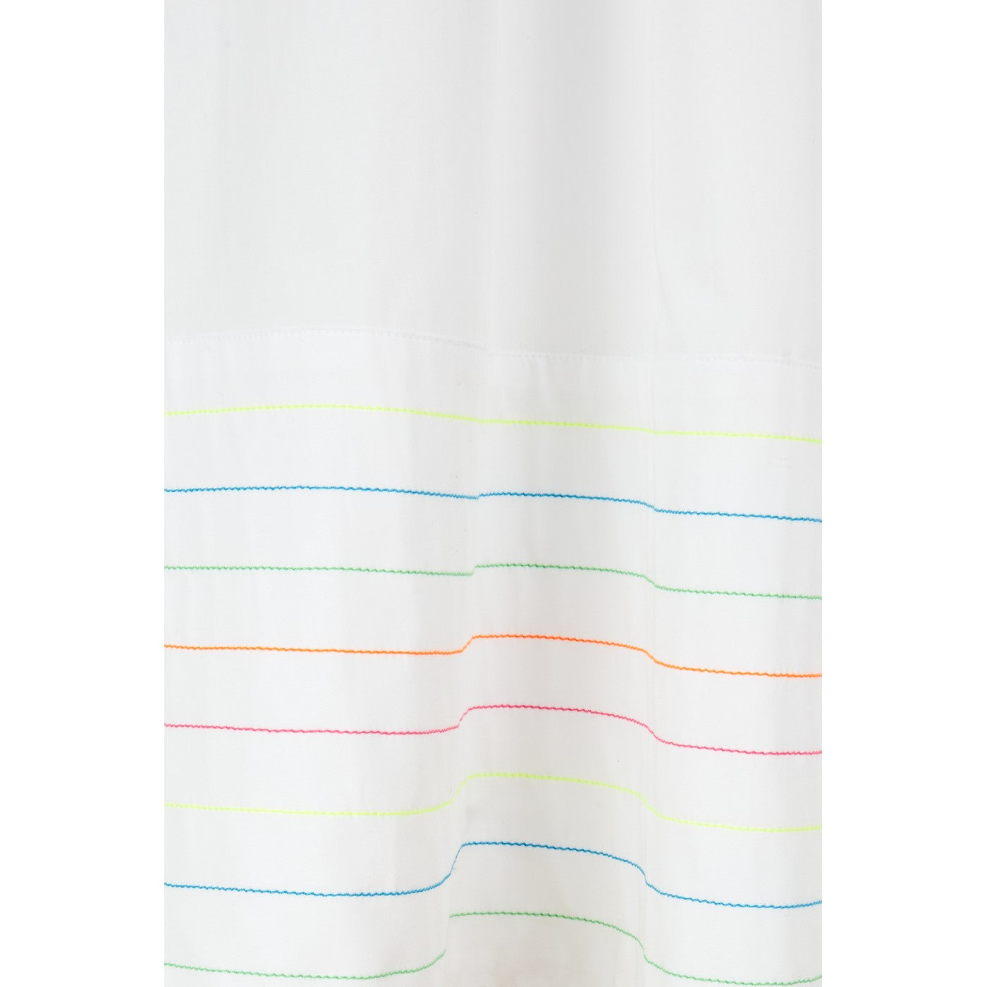 Jupe Neon-Topstitched Organic-Cotton
