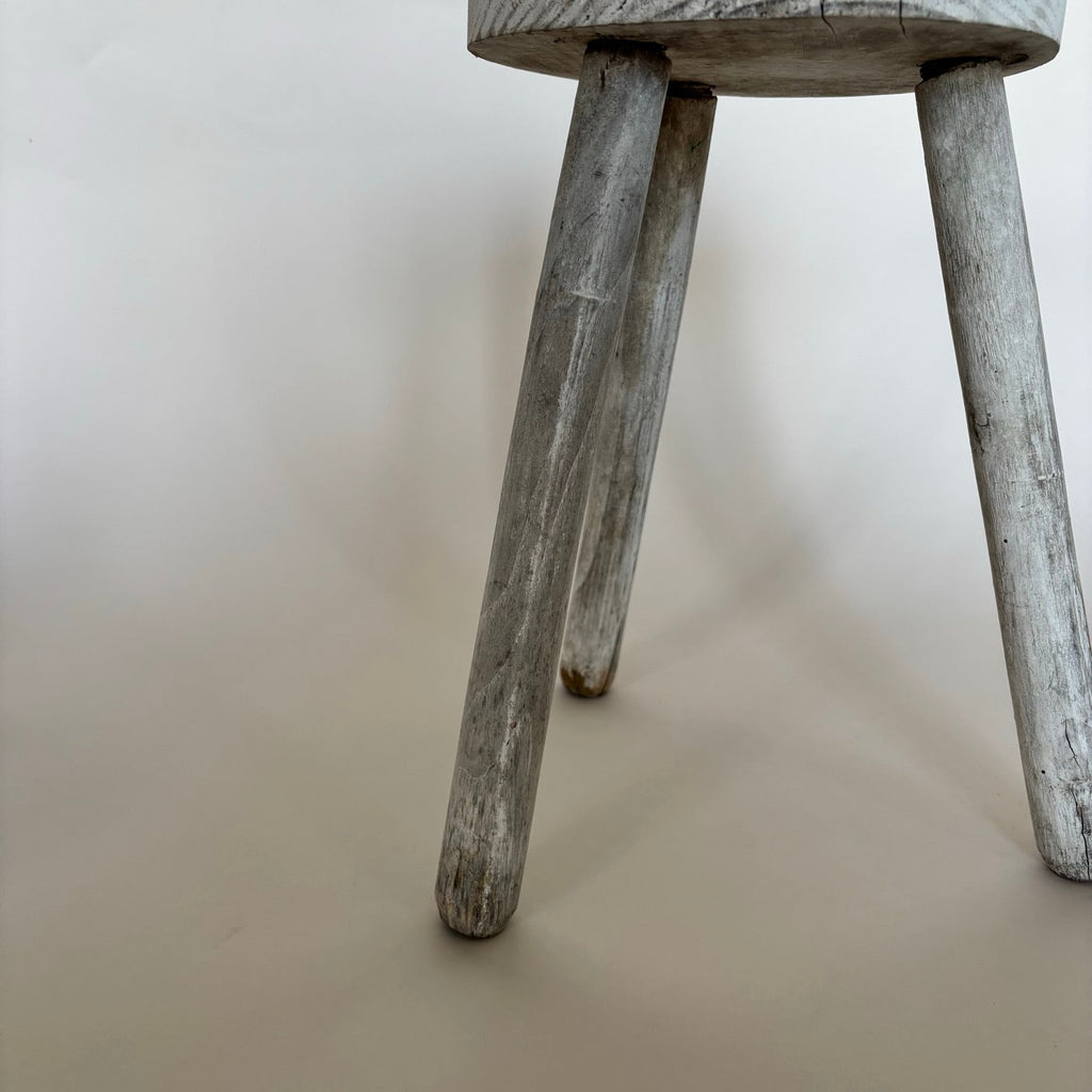 Tabouret En Bois Blanc